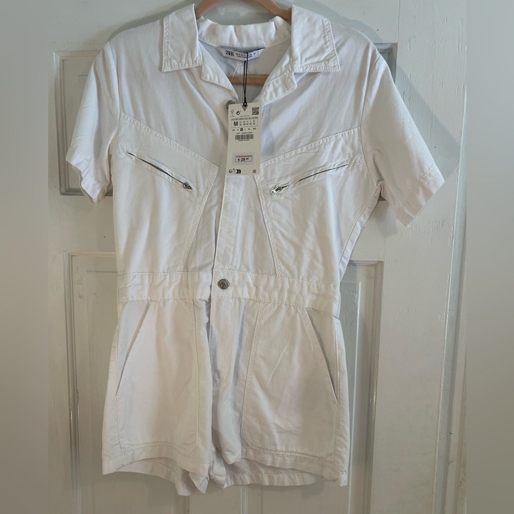 Sara White Romper